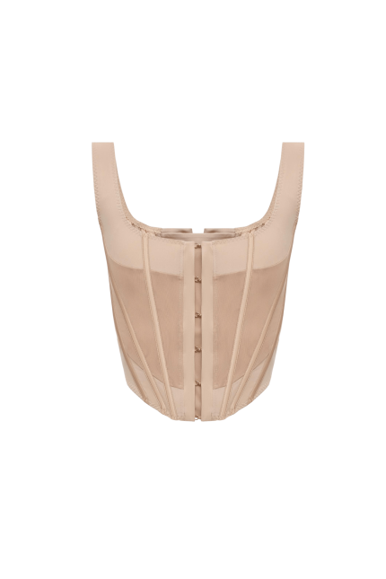 Corseté beige