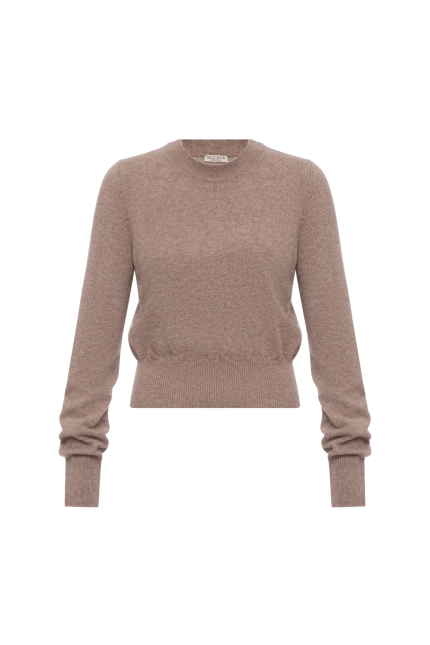 Cashmere jumper taupe