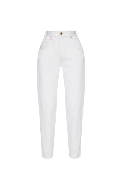 Base one mom jeans white