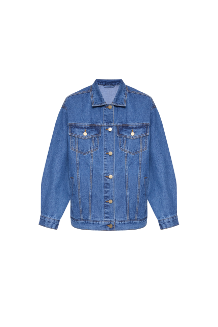 Base one denim jacket blue