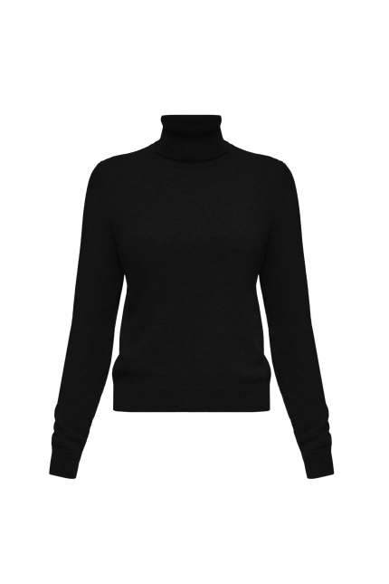 Cashmere turtleneck black